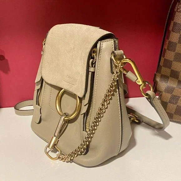 Chloe | Bags | Chlo Faye Mini Smooth Suede Calfskin Motty  display picture 3